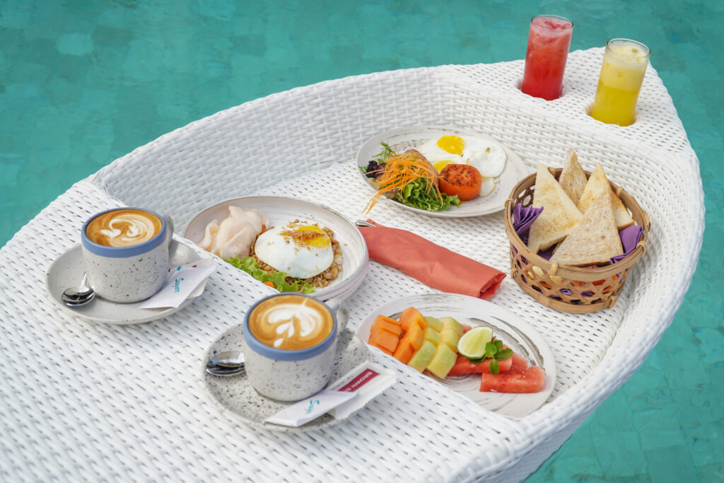 Pool Floating Breakfast