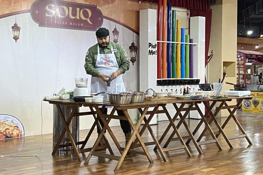 Live Cooking with Hamdzah MasterChef Indonesia