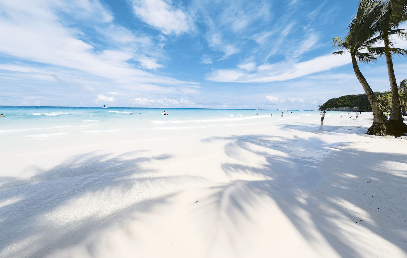 White Beach Filipina